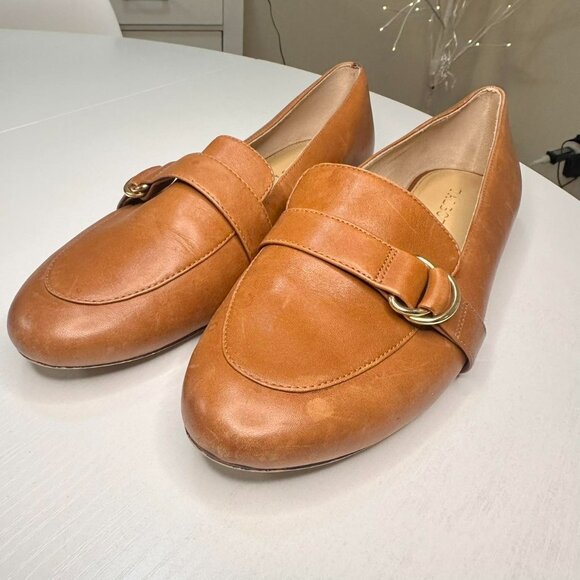 Talbots Women's Tan and Brown Loafers - Picture 2 of 7